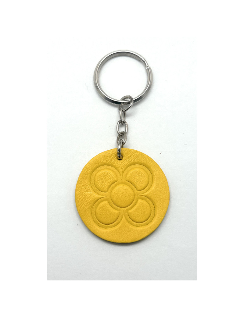 Leather Keyring Barcelona Panot
