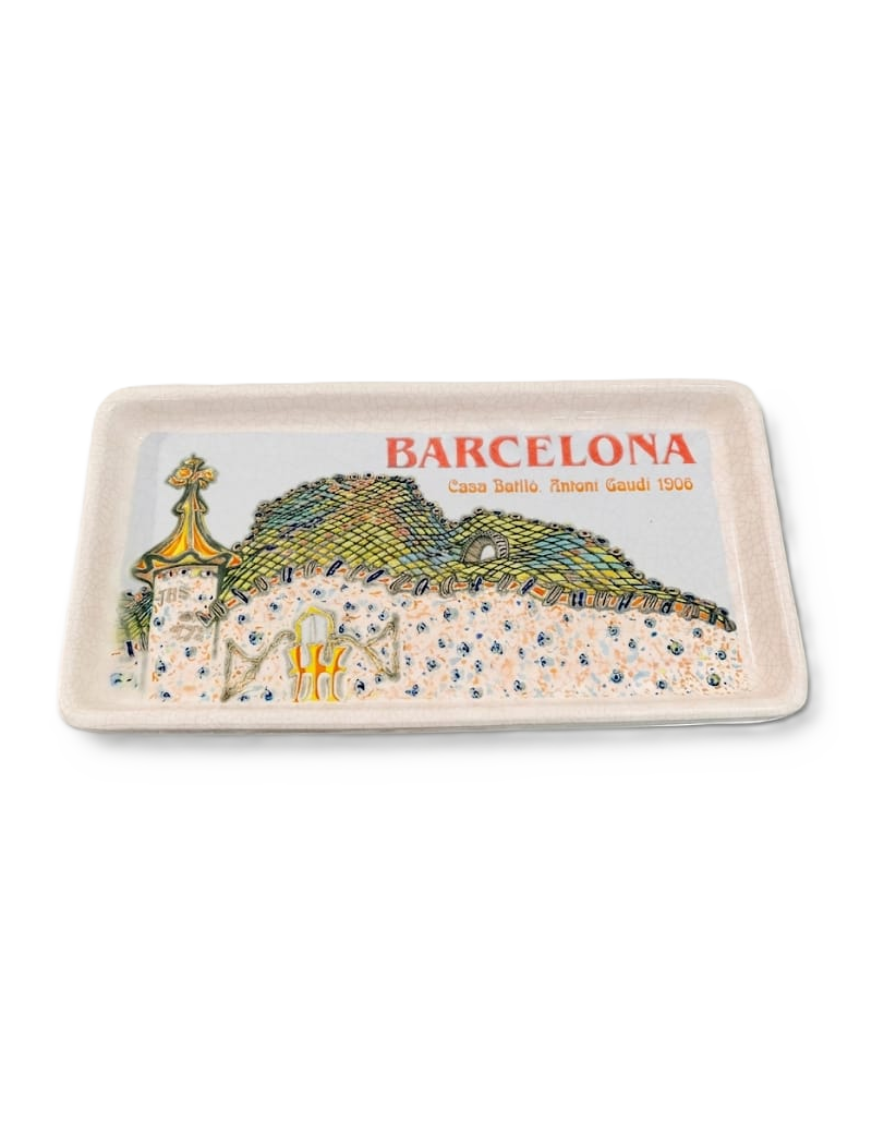 Plateau rectangulaire "Casa Batlló"