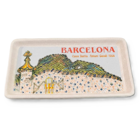 Plateau rectangulaire "Casa Batlló"