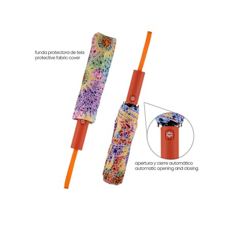 Gaudí Multicolour Automatic Folding Umbrella